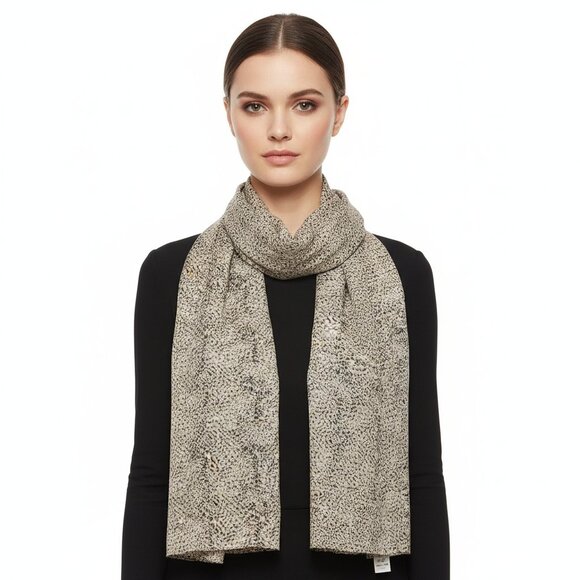 *Peppercorn Leopard Print  Scarf - Picture 1 of 5